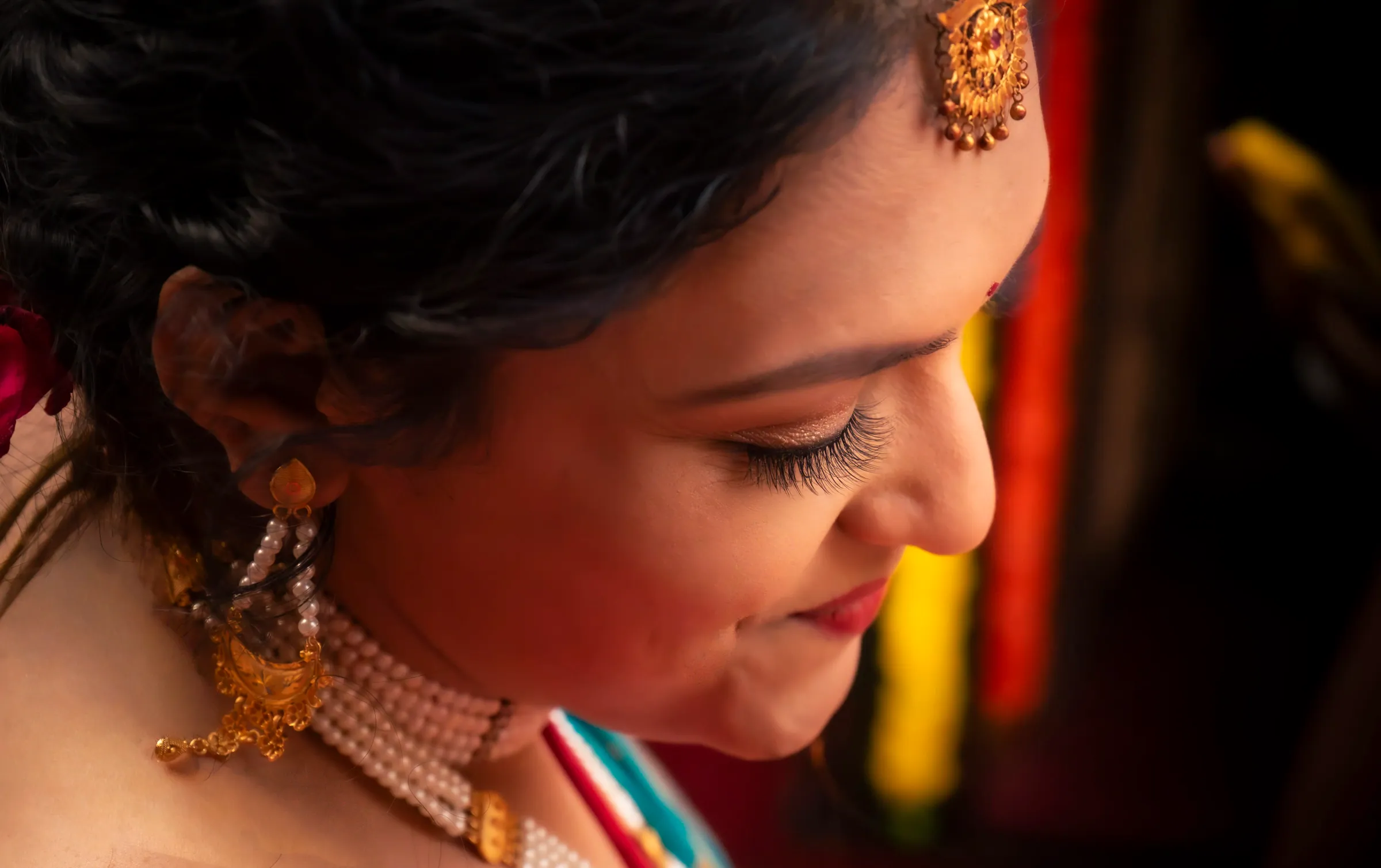 Portrait in warm golden-hour light